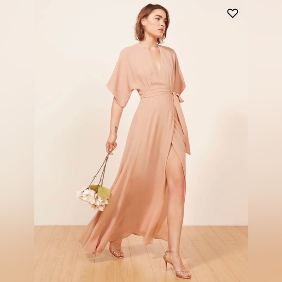 Reformation | Dresses | Reformation Winslow Dress In Champagne | Poshmark